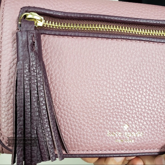 NWT kate spade NY avie Chester street rich rum bag - Picture 7 of 8